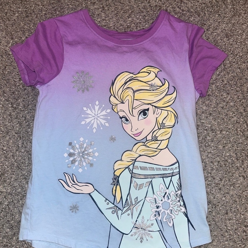 Disney Frozen Purple and Lavender Kids Tee